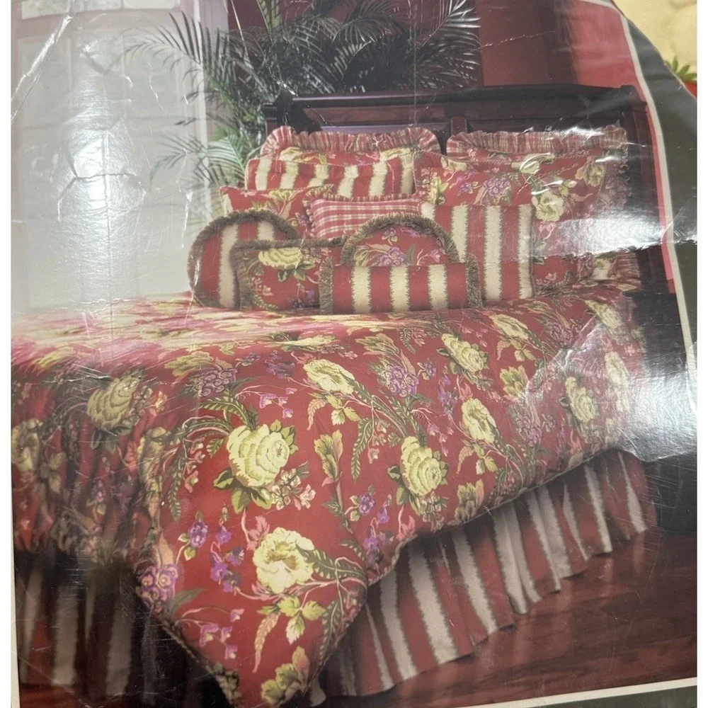 Jane Seymour Coral Canyon Desert Bloom 6 Piece King Comforter Set Cotton Bedding